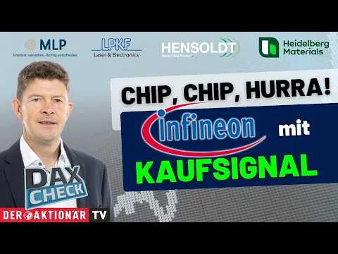 DAX-Check LIVE: Deutsche Telekom, Heidelberg Materials, Hensoldt, Infineon, LPKF Laser, MLP, SUSS