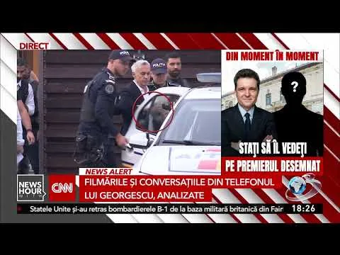 Filmările şi conversaţiile din telefonul lui Georgescu, analizate