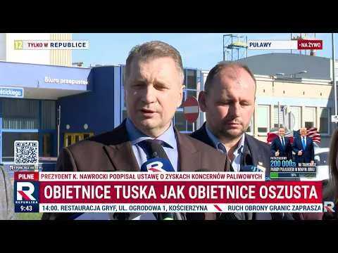 Pilne! Czarnek w ostrych słowach. OBIETNICE TUSKA JAK OBIETNICE OSZUSTA!