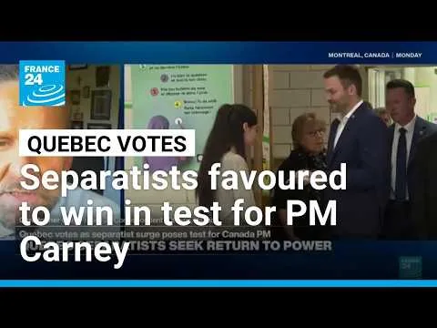 Quebec votes as separatist surge poses test for Canada PM • FRANCE 24 English