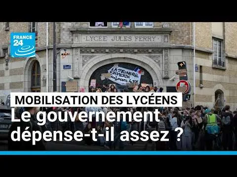 Mobilisation des lycéens : la France dépense-t-elle moins pour ses élèves ? • FRANCE 24