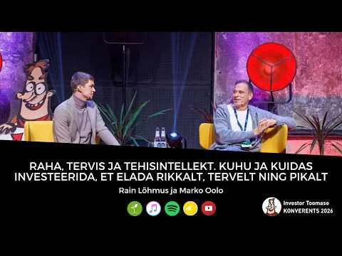 RAHA, TERVIS JA TEHISINTELLEKT. Kuhu ja kuidas investeerida, et elada rikkalt, tervelt ning pikalt