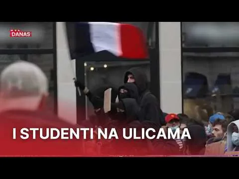 Francuzi se ne boje suzavca i vodenih topova, a sad su se u sve umiješali i studenti | RTL Danas