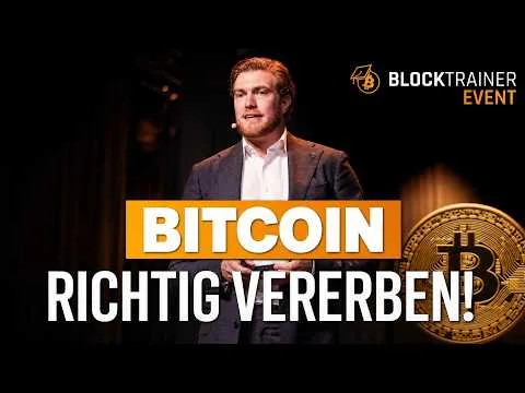 Bitcoin sicher vererben: Darauf kommt es an – Chris Seedor | Blocktrainer Event 2026