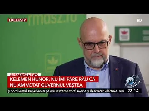 Kelemen Hunor: Anticipatele înseamnă să dăm soarta țării pe mâna AUR, în care eu nu am încredere