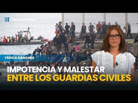 Tensión en Ceuta: aumenta el malestar de los guardias civiles con el Gobierno