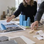 Στέλεχος παρουσιάζει στρατηγική marketing σε σύσκεψη διοίκησης μέσα σε σύγχρονη αίθουσα συνεδριάσεων
