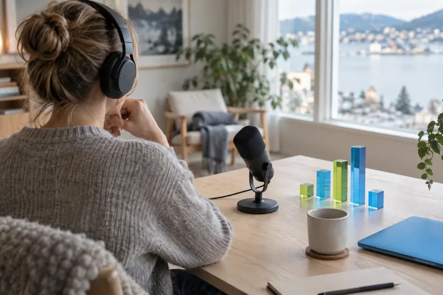 Podcastreklam växer: data, attention och effekt