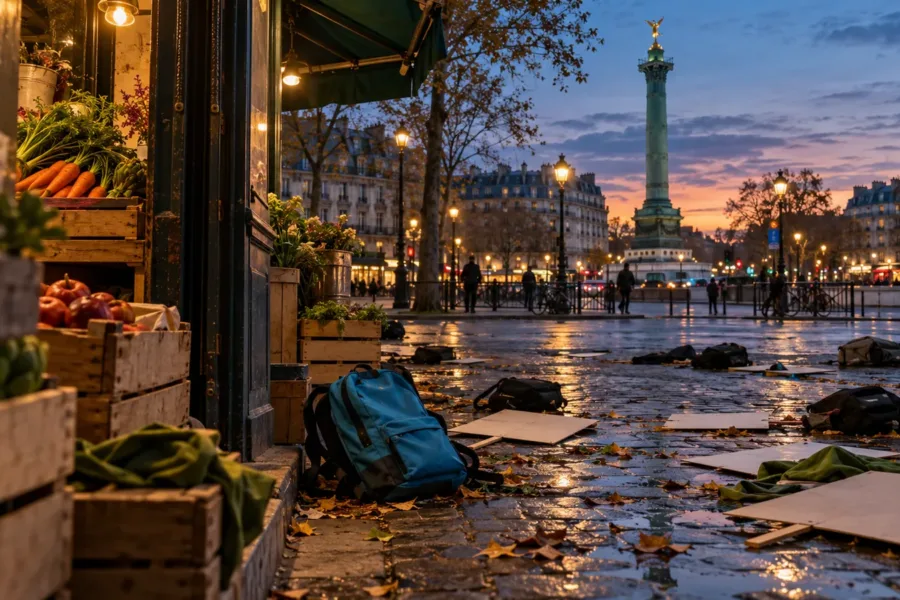 Les rues de Paris en champ de bataille : la facture retombe sur les petits entrepreneurs