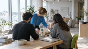 Scenă de conferință tech la București, cu public de antreprenori și investitori la How to Web 2026.