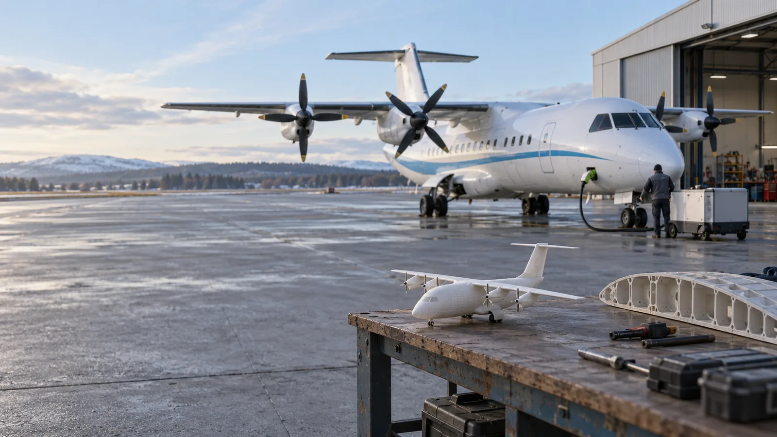 Uusi sähkölentokone haastaa lyhyiden lentojen logiikan