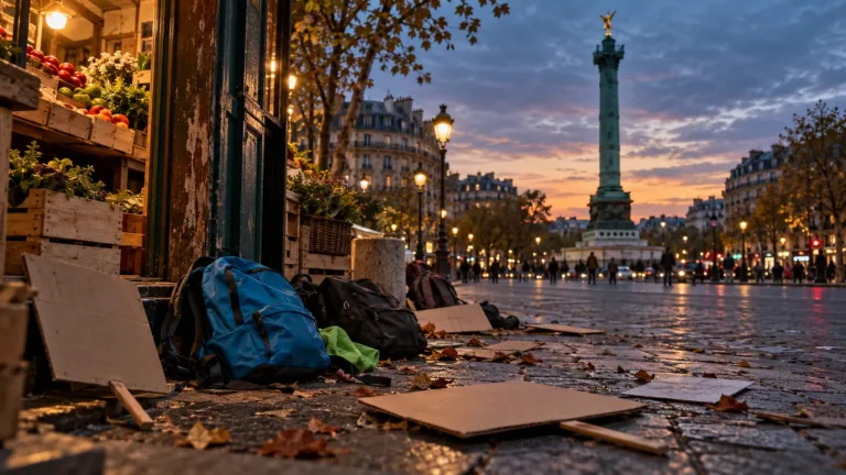Ruas de Paris em campo de batalha – a fatura é das empresas