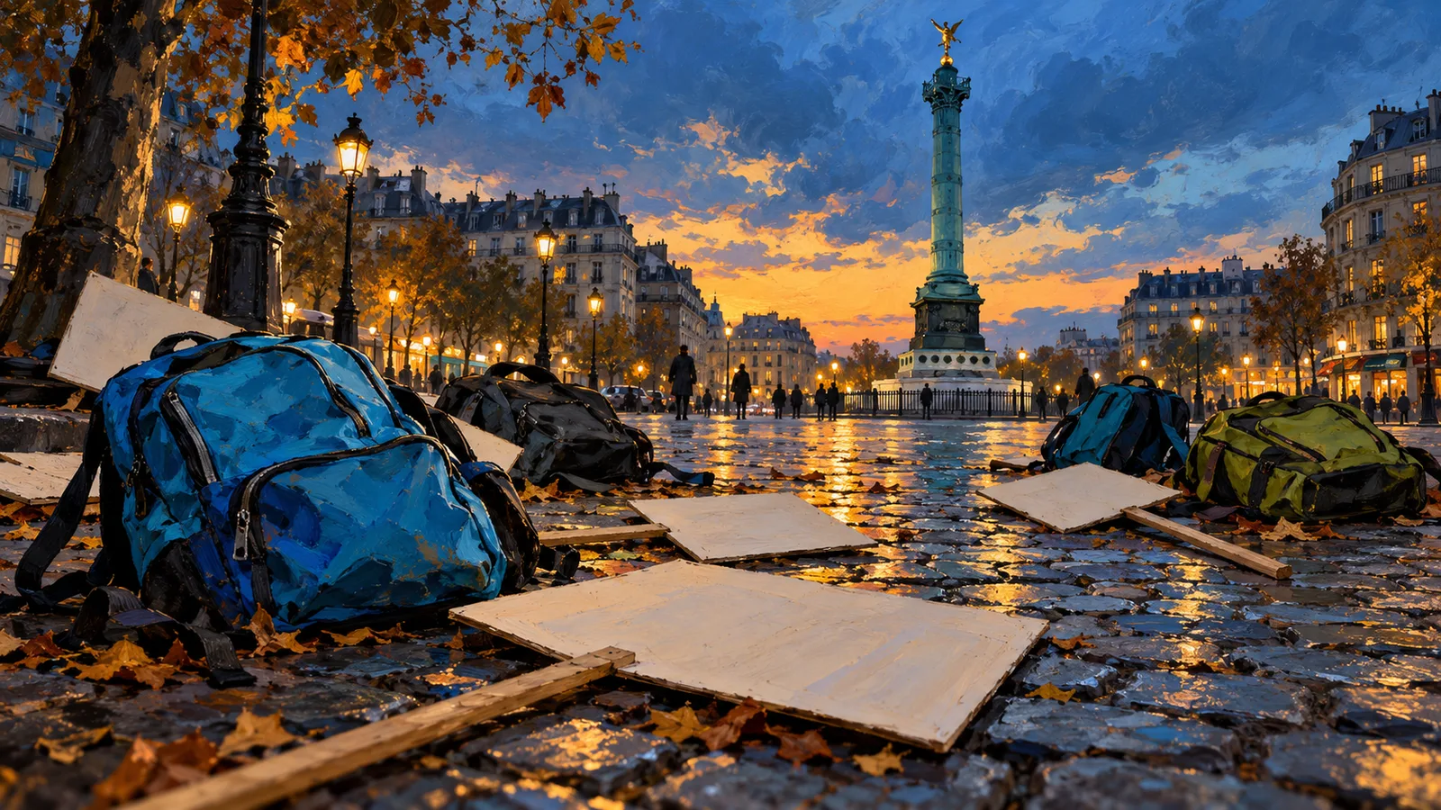Paris’ gader som slagmark – småvirksomheder får regningen